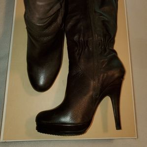 **Michael Kors Tall Dark Brown Boots**